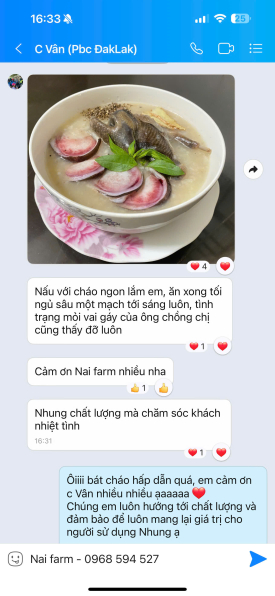 Phản hồi công dụng của nhung hươu nai 